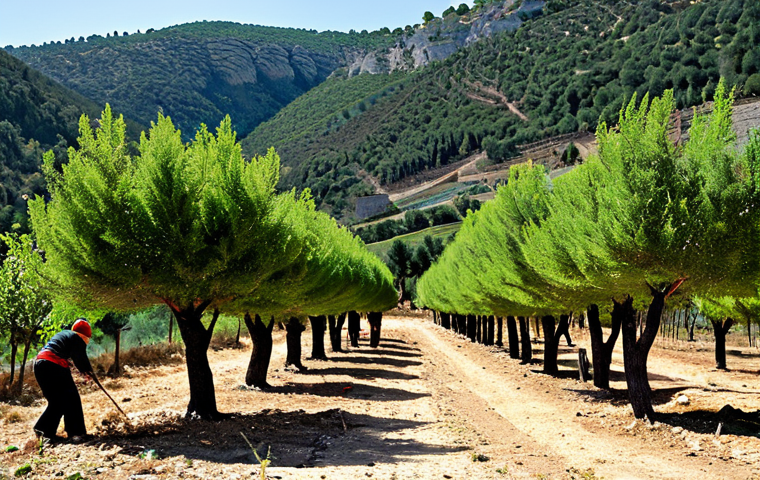 생태계 복원 기술을 통한 지역 사회 발전 - Reforestation in Sierra de Cazorla**
"A lush, vibrant Mediterranean forest scene in Sierra de Cazor...
