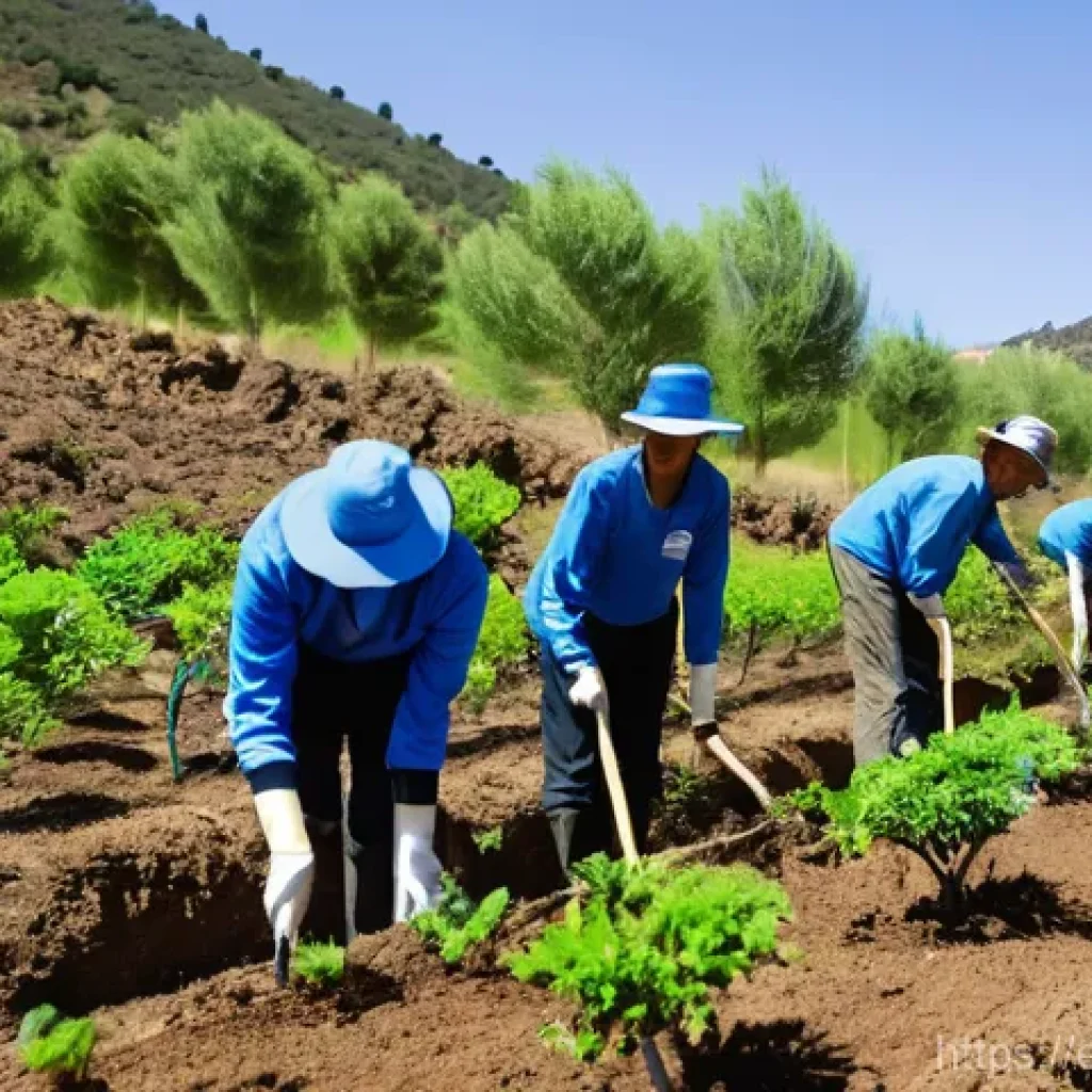 생태계 복원 기술의 정책적 접근 - **Prompt:** "A diverse group of cheerful volunteers, including adults and teenagers aged 15 and up, ...