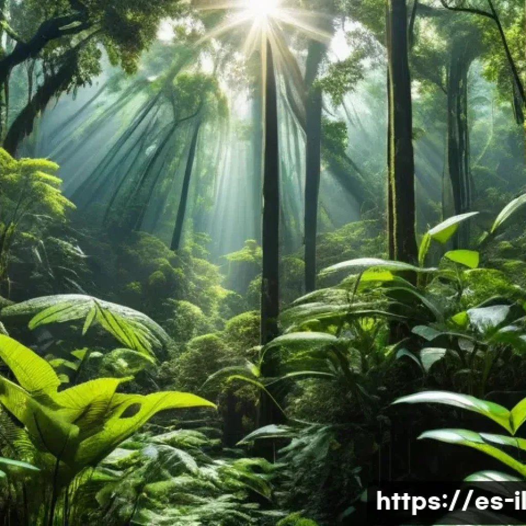 생태계 복원 기술과 해양 보호 - **Prompt 1: Aerial Guardians of Latin American Forests**
A panoramic, vibrant shot showcasing a ...